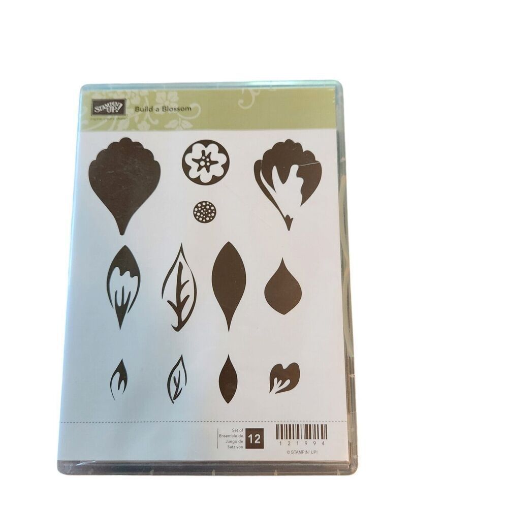 Stampin' Up! BUILD A BLOSSOM Stamp Set of 121994 Floral Leaf Fall Spring